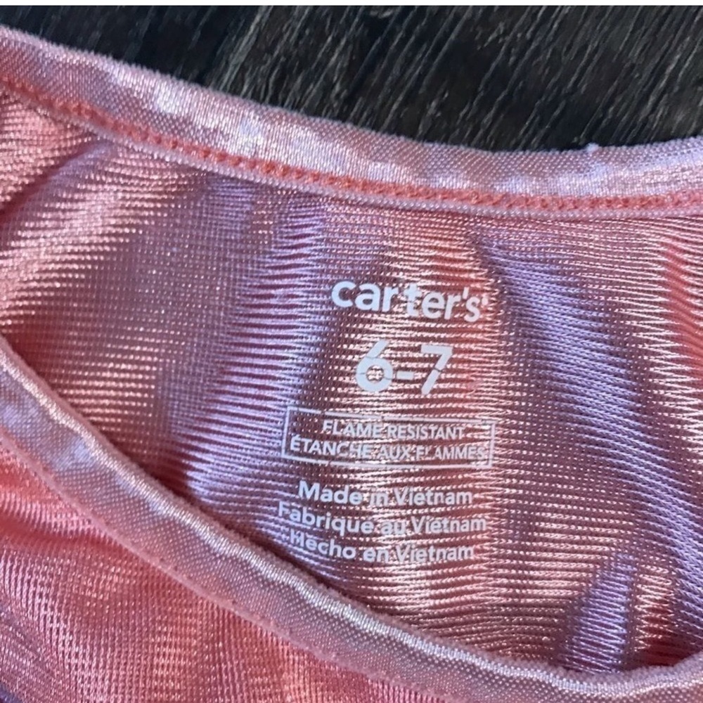 Carter's Pink Sleeveless Dress - Picture 3 of 5